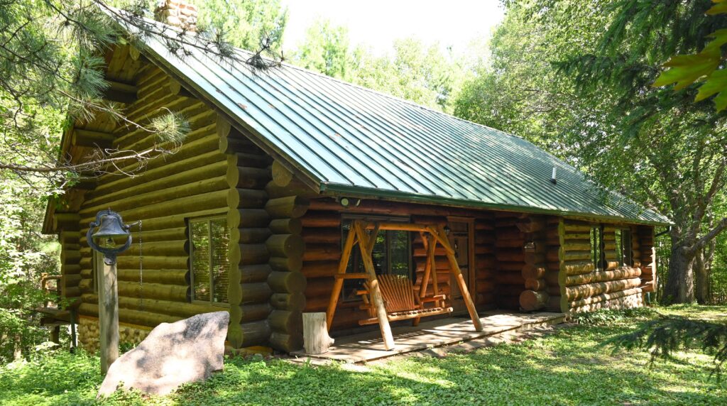Captivating Log Home Lake Property Landmark Real Estate